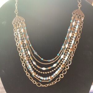 Premier Designs Vacay necklace- features 7 chains!